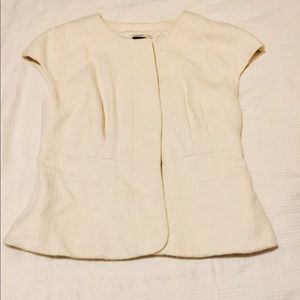 J. Crew Short-sleeved Cotton-Blend Tweed Jacket